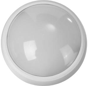 Светильник STAYER "PROFI" PROLight светодиодный, влагозащищенный IP65, пластиковый корпус, PC, влагозащищенный, круг, белый, 4000К, 7(60Вт) 57362-60-W