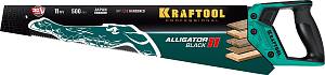 KRAFTOOL Alligator Black 11, 500 мм, ножовка для точного реза (15205-50)