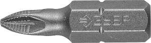 ЗУБР 2 шт, PZ1, 25 мм, кованые биты (26003-1-25-2)