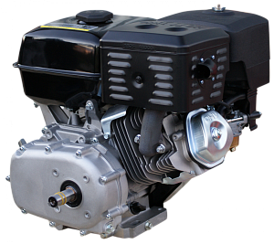 Двигатель LIFAN 177FD-R 7А (9 л.с., 4-хтактный, одноцилиндровый, с воздушным охлаждением, вал 22 мм, 270см³, катушка 7А, ручной/электрический стартер, понижающий редуктор, сцепление, вес 29 кг)