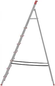 Лестница-стремянка стальная, 8 ступеней, вес 9,8 кг FIT