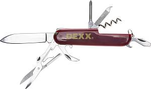 DEXX 10 функций, складной, пластиковая рукоятка, многофункциональный нож (47645)
